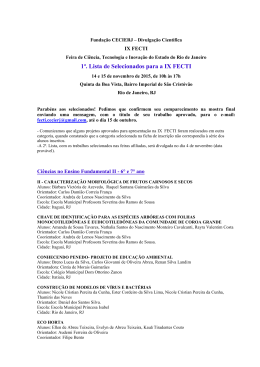 1a Lista Selecionados IXFECTI_2015