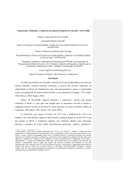 Espiritismo e Medicina: a trajet&oacute;ria do Sanat&oacute;rio Esp&iacute;rita de