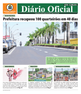 Diário Oficial - São Carlos