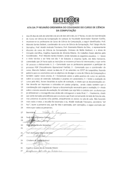 Ata de Colegiado - 7a Reunião Ordinária