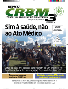 Sim &agrave; sa&uacute;de, n&atilde;o ao Ato M&eacute;dico