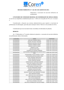 60/2015 - SIG-MG - COREN-MG