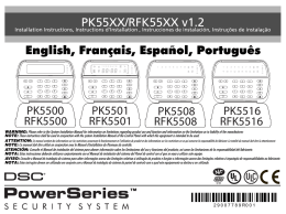 English, Français, Español, Português PK55XX/RFK55XX v1