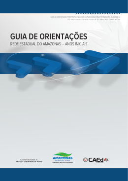 Guia de Orienta&ccedil;&atilde;o