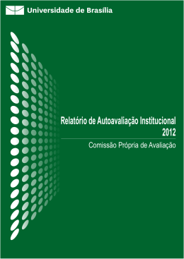 Relatório de Autoavaliação Institucional 2012 - DPO