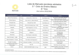 8.&ordm; Ano - Agrupamento de Escolas de Pa&ccedil;o de Sousa