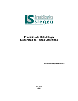 Princ&iacute;pios de Metodologia Elabora&ccedil;&atilde;o de Textos