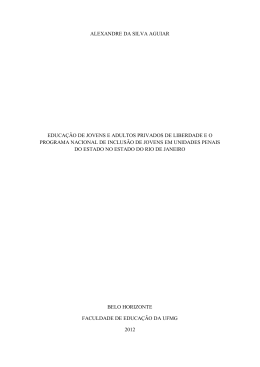 ALEXANDRE DA SILVA AGUIAR - Biblioteca Digital de Teses e