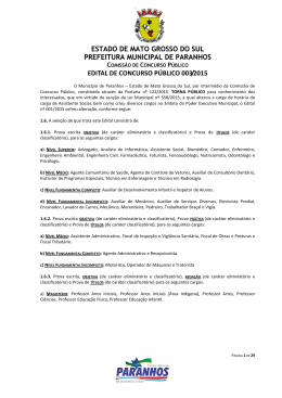 ESTADO DE MATO GROSSO DO SUL