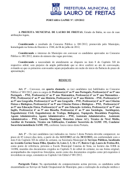 Clique aqui para visualizar a portaria