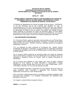 Edital - concurso