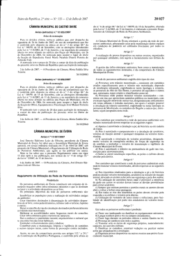 Reg. Utilizacao da Rede de Percursos Ambientais