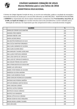 Filantropia 100% - Col&eacute;gio Sagrado Cora&ccedil;&atilde;o de Jesus