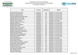 PROCESSO SELETIVO N&ordm; 284 de 06/08/2015 ALUNOS PARA O