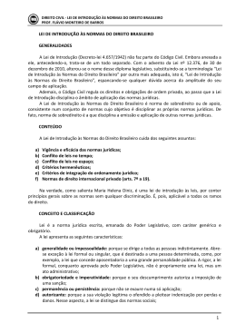 lei de introdução às normas do direito brasileiro