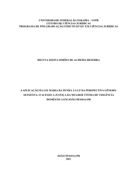 Hygina Josita - CCJ - Universidade Federal da Para&iacute;ba