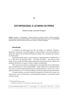 4 ATO INFRACIONAL E LEI MARIA DA PENHA