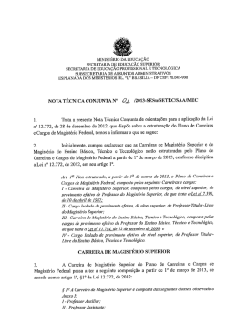 2013-SESu/SETEC/SAA/MEC - Portal de Editais e Concursos