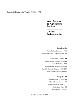 Perfil da agricultura familiar no Brasil