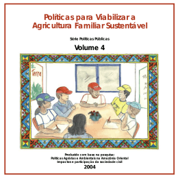 Pol&iacute;ticas para Viabilizar a Agricultura Familiar Sustent&aacute;vel