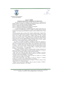 Ata nº 1 de 12-10-2013