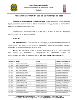 PORTARIA N&ordm; - Prograd