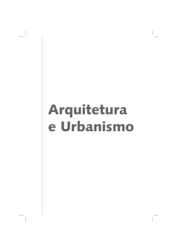 Arquitetura e Urbanismo