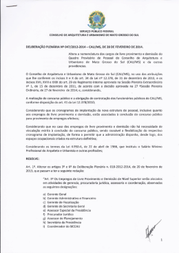 conselho de arquitetura e urbanismo de mato grosso do sul