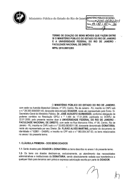 Pfmsso MW), - Ministério Público do Estado do Rio de Janeiro