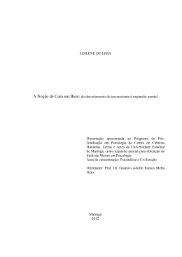 A No&ccedil;&atilde;o de Cura em Bion