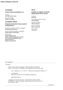 Caderno de boas pr&aacute;ticas em arquitetura