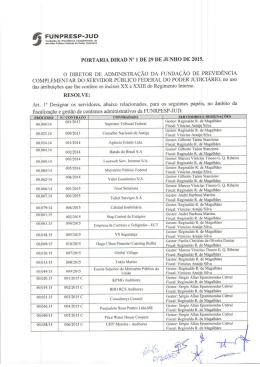 Portaria nº 1/2015 - Funpresp-Jud