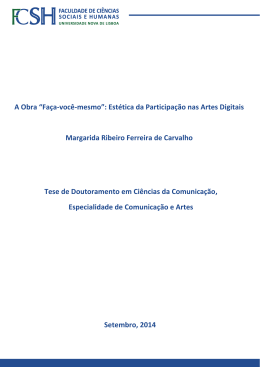 Disserta&ccedil;&atilde;o A Obra Fa&ccedil;a-voc&ecirc;-mesmo Reposit&oacute;rio