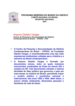 Anexo I - Biografia de Get&uacute;lio Vargas