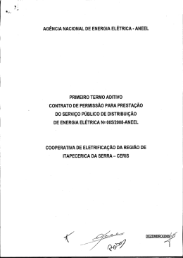 Primeiro Termo Aditivo
