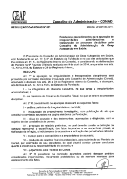 AUTOGESTÃOEMSAÚDE Conselho de Administração