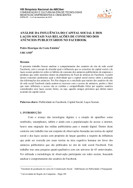 an&aacute;lise da influ&ecirc;ncia do capital social e dos la&ccedil;os sociais nas
