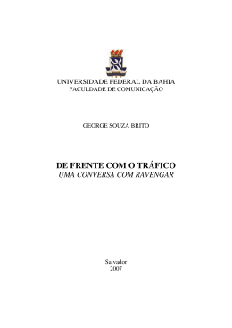 Reportagem sobre tráfico de drogas