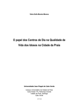 Vania Moreno - Universidade Jean Piaget de Cabo Verde