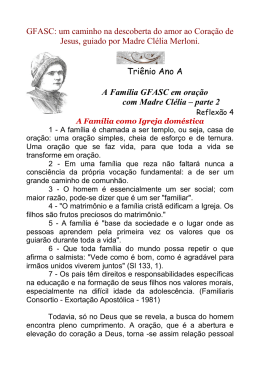 A Familia como Igreja dom&eacute;stica