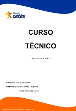 CURSO TÉCNICO