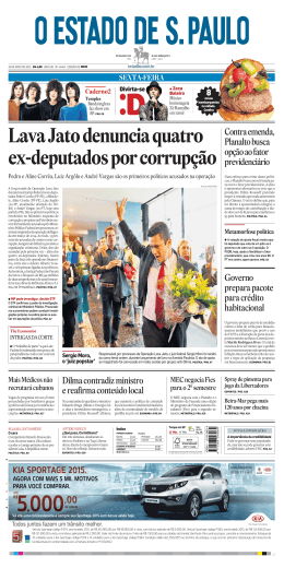 capa - o estado de são paulo