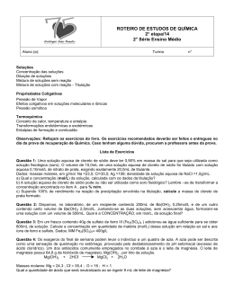 Roteiro de Estudos de Recuperação