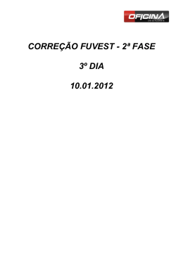 Prova do 3o. dia