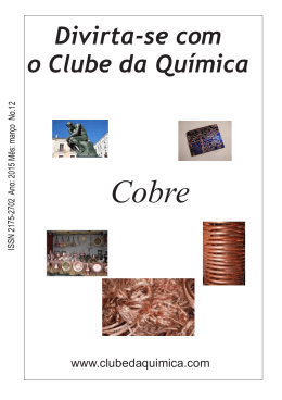 Revista Cu - Clube da Qu&iacute;mica