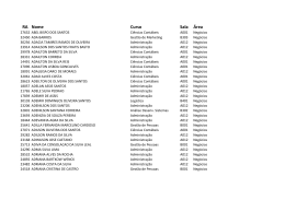 RA Nome Curso Sala Área