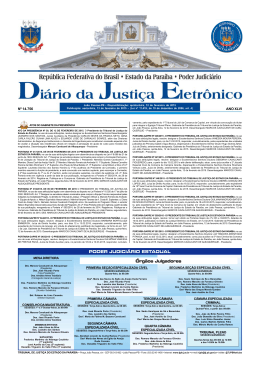 PODER JUDICI&Aacute;RIO ESTADUAL &Oacute;rg&atilde;os Julgadores