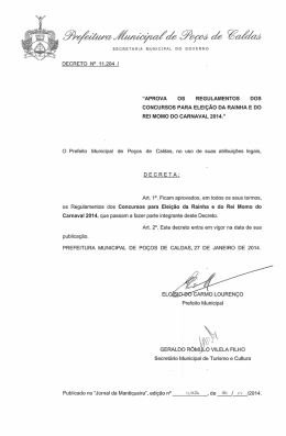 DECRETO N&deg; 11.204 / &ldquo;APROVA OS REGULAMENTOS DOS