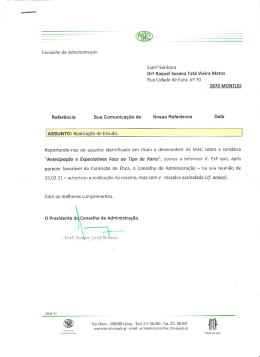 Antecipa&ccedil;&atilde;o e Expectativas Face ao Tipo de Parto