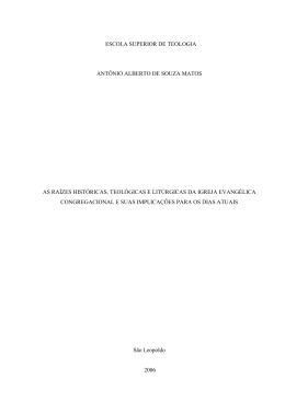 ESCOLA SUPERIOR DE TEOLOGIA ANT&Ocirc;NIO ALBERTO DE